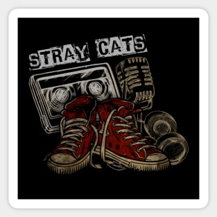 stray cats Sticker